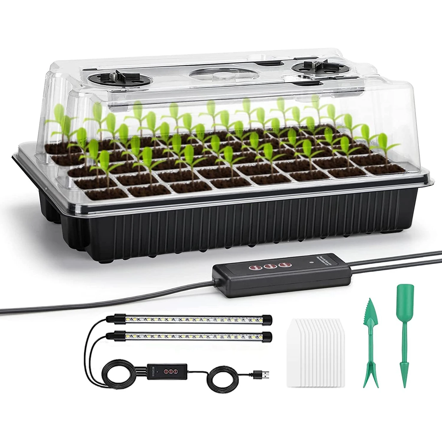 Humidity Dome Kit - 1 Set, Seed Starter Trays With