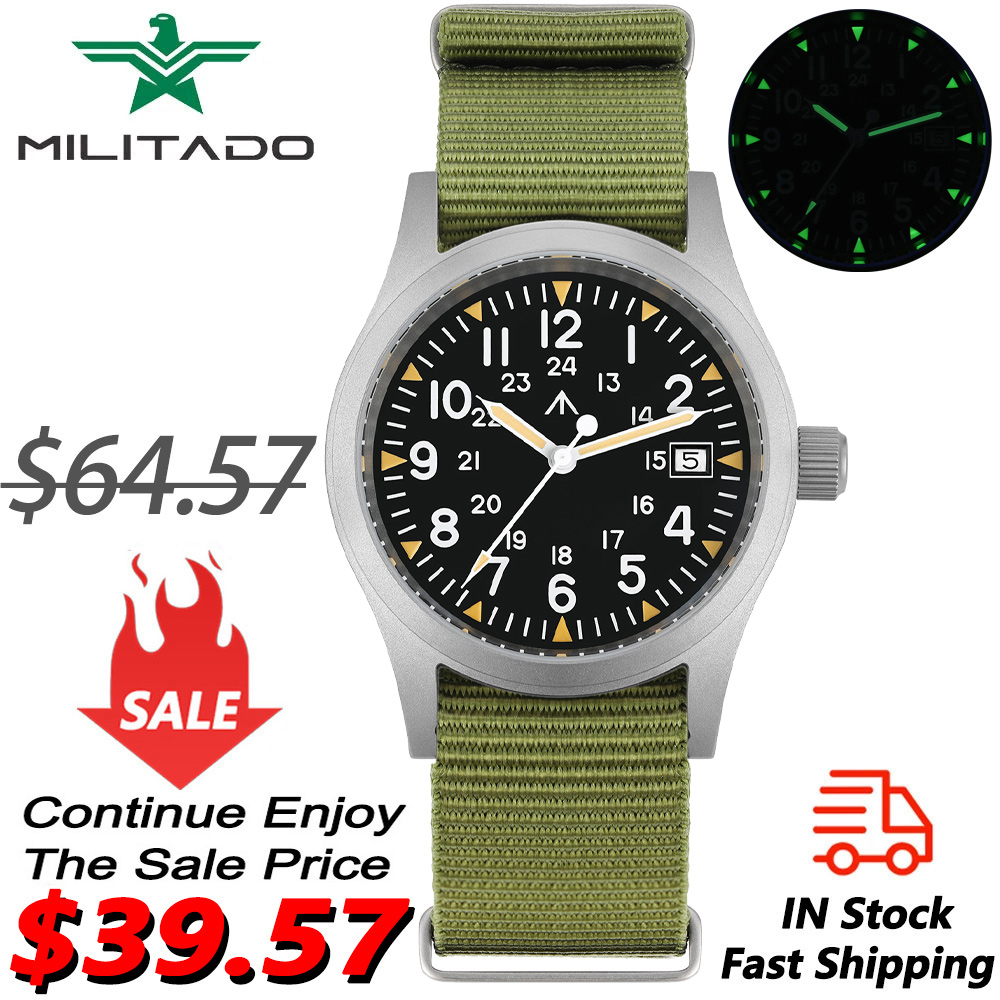 Militado ML05 Military Watch R - Plastic Dome Clear recension och pris