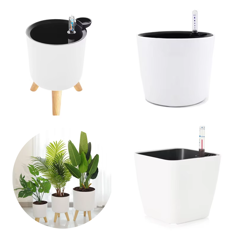 1PC Indoor Plastic Flowerpot S - Self Watering Insert recension och pris