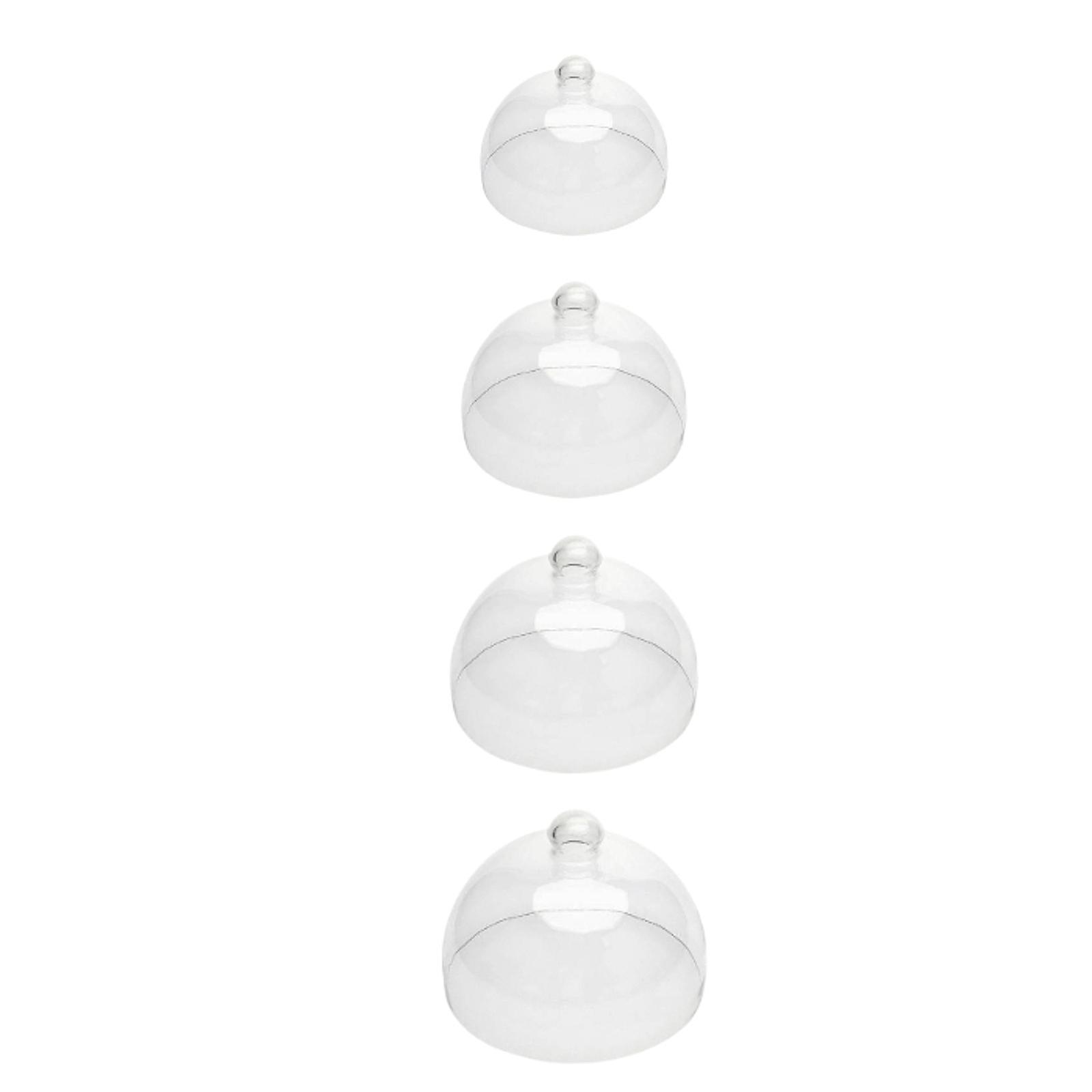 Glass Cake Cloche Dome Clear C - Plastic Dome Clear recension och pris