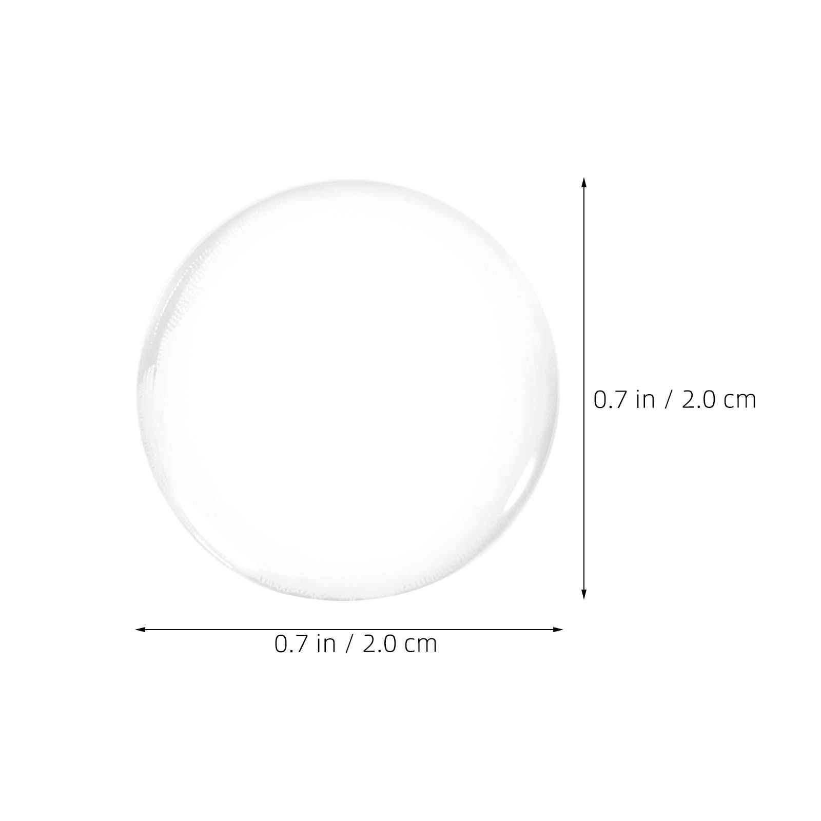 40Pcs Clear Round Epoxy Dome S - Plastic Dome Clear recension och pris