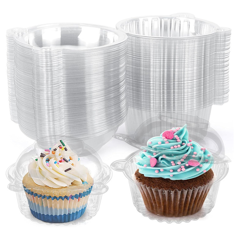 10pcs Cupcake Packaging Boxes  - Plastic Dome Clear recension och pris