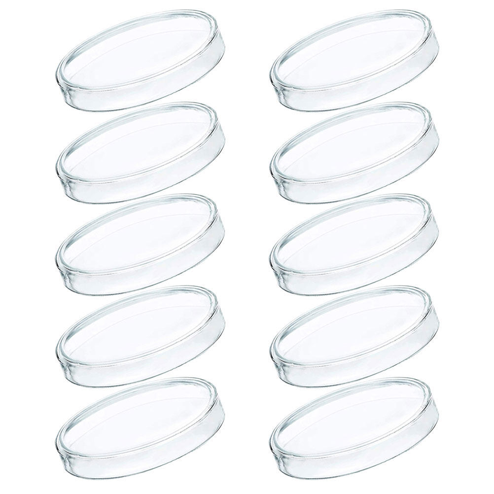 10Pcs Plastic Petri Dishes Tra - Agar Tissue Culture recension och pris