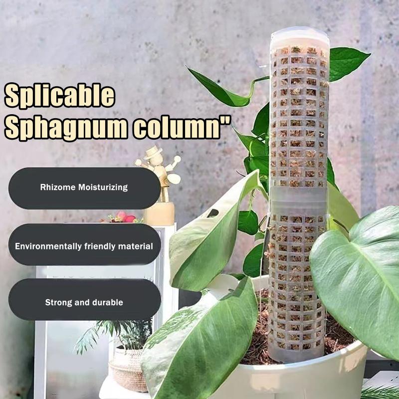 6Pcs Moss Pole Plastic Plant S - Sphagnum Moss Dry recension och pris