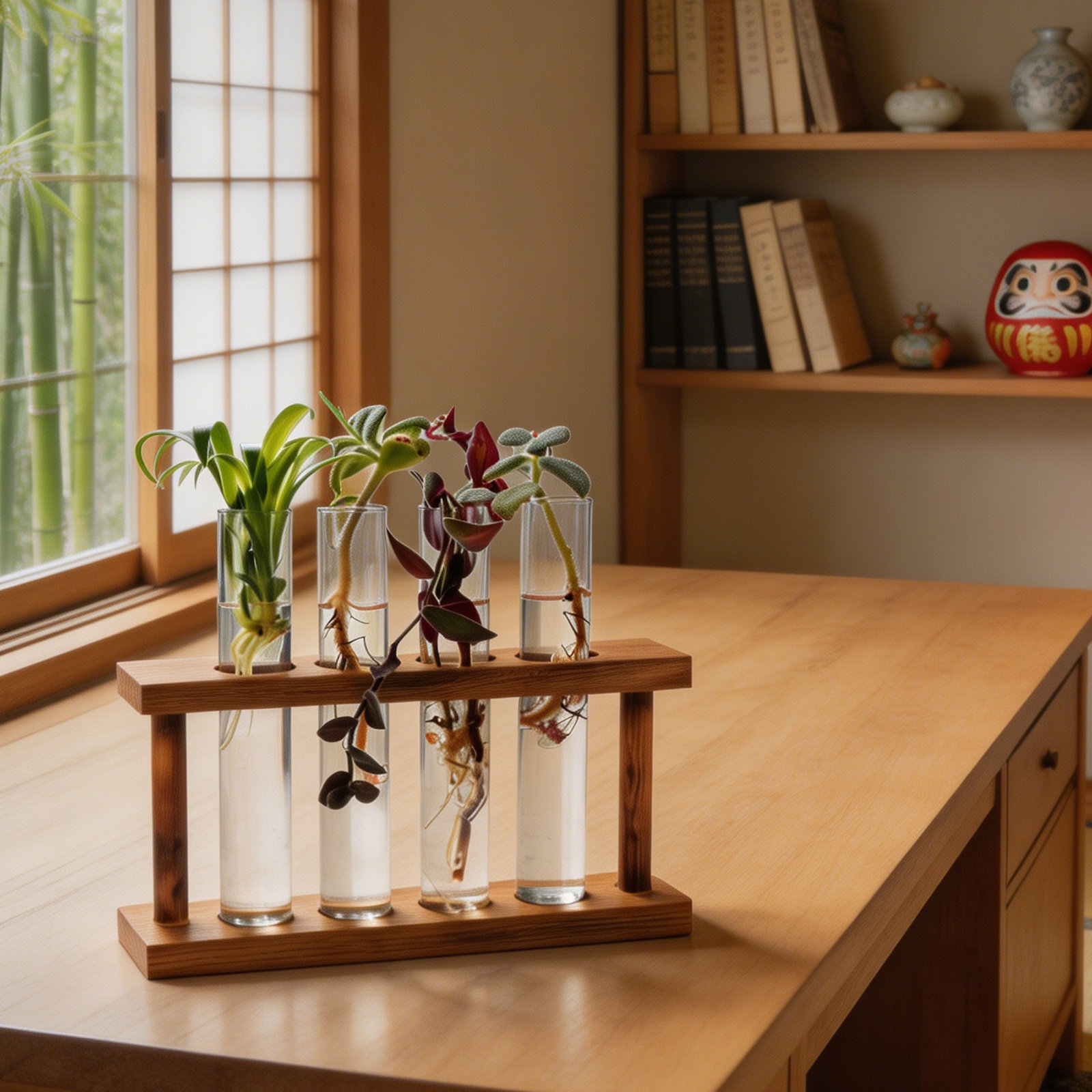 Wooden Plant Propagation Stati - Propagation Station Vase recension och pris