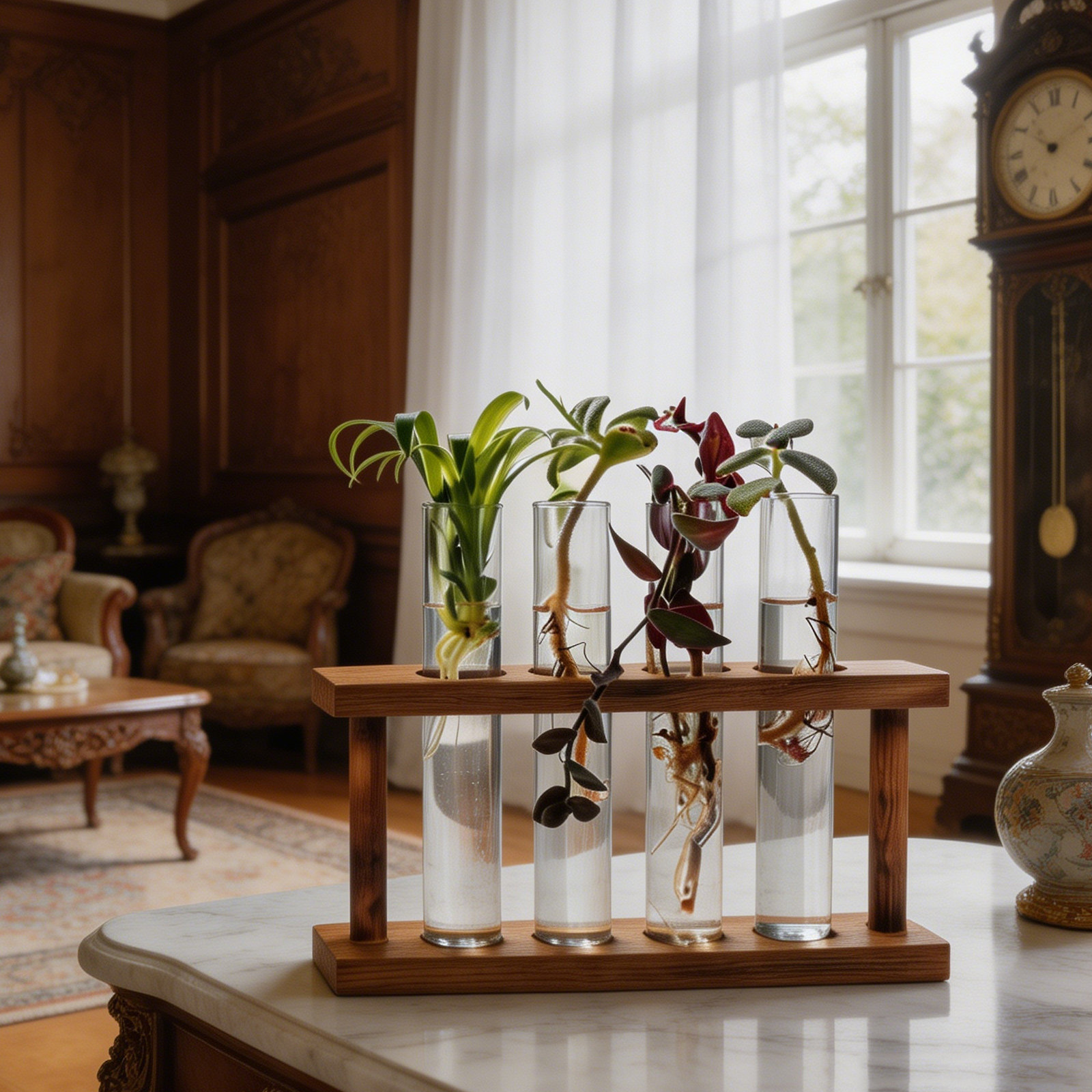 Wooden Plant Propagation Stati - Propagation Station Vase recension och pris